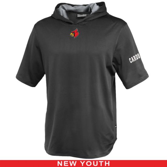 youth short sleeve warmup hoodie